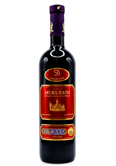 MUKUZANI RED GLASS 750 ML