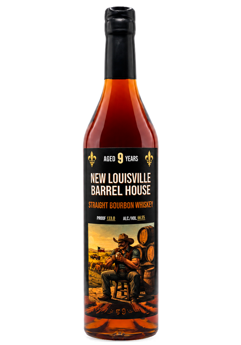 NEW LOUISVILLE BARREL HOUSE 9YR “COWBOY CAPPUCCINO” 750 ML