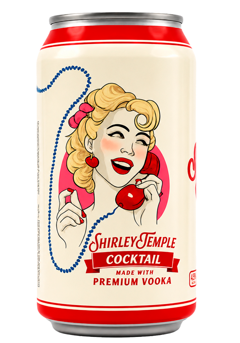 JUST CALL ME SHIRLEY VODKA 12 OZ