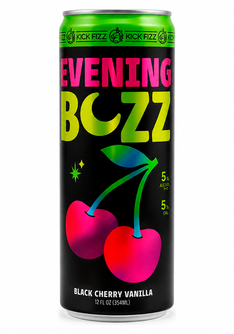 KICK FIZZ EVENING BUZZ 5MG 12 OZ