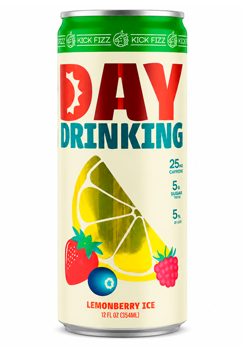 KICK FIZZ DAY DRINKING 5MG 12 OZ