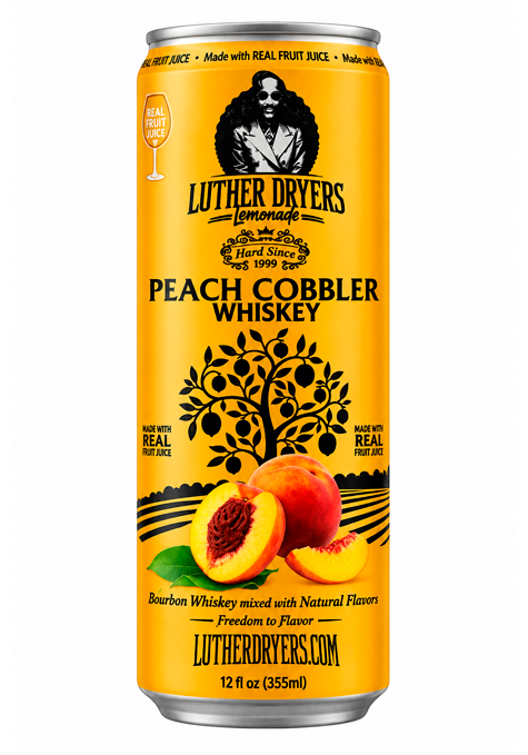 LUTHER DRYER’S PEACH COBBLER WHISKEY 355 ML