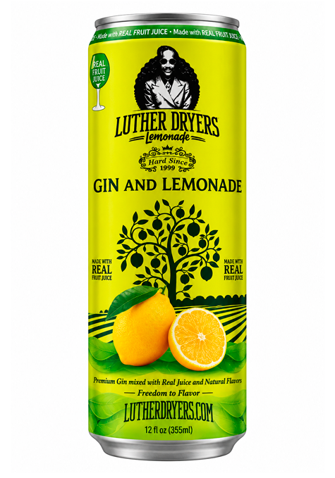 LUTHER DRYER’S GIN & LEMONADE 355 ML