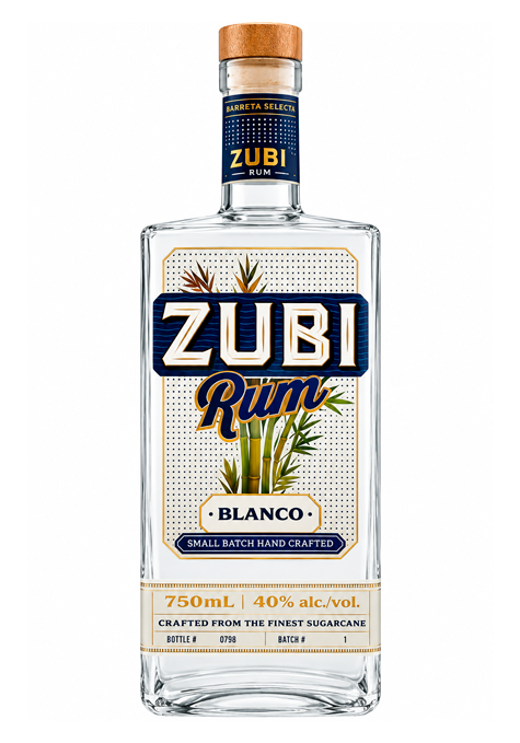 ZUBI RUM BLANCO 750 ML